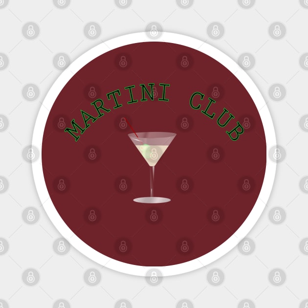 Martini Club Magnet by Ruggeri Collection